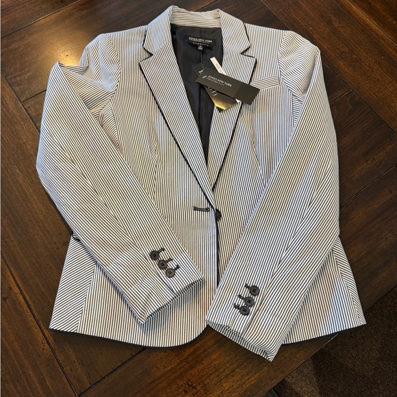 Pin Striped Blazer From Jones New York - Picture 1 of 9